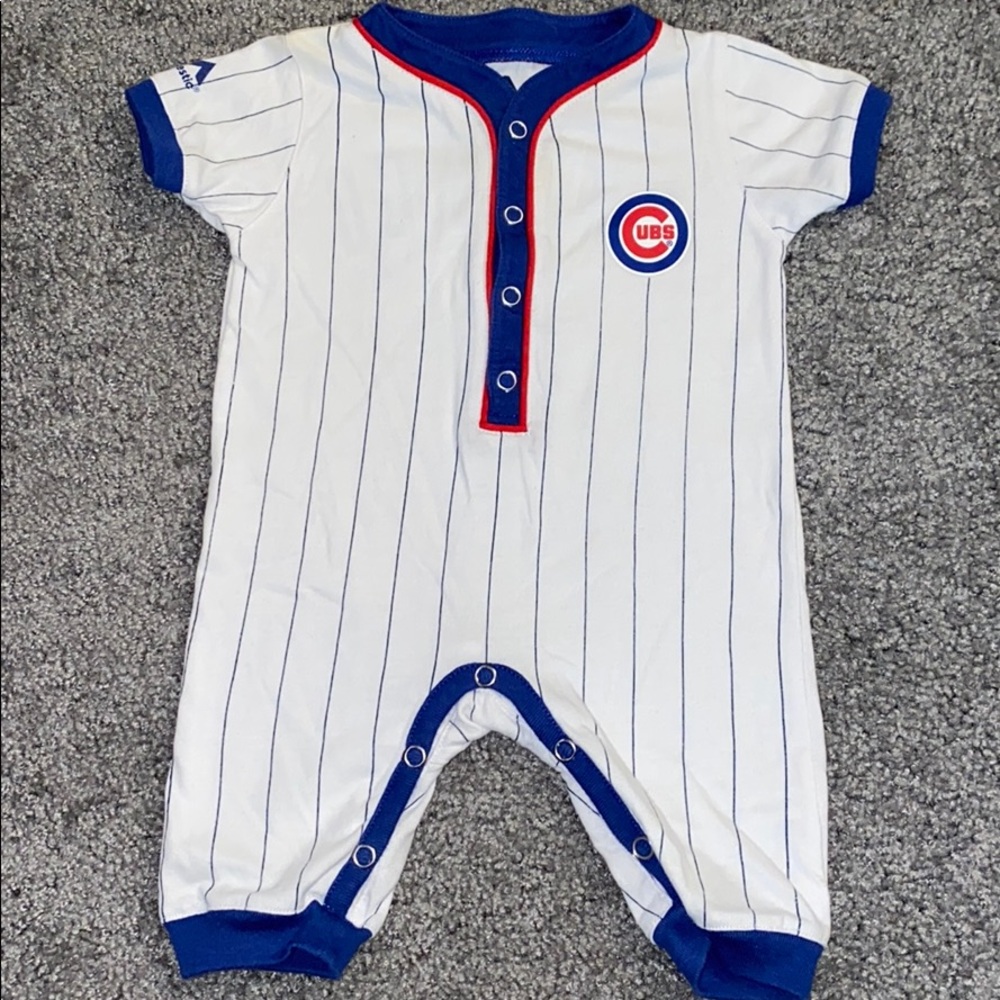 🟠 4/$25 Chicago Cubs Jumpsuit baby 0-3 months
